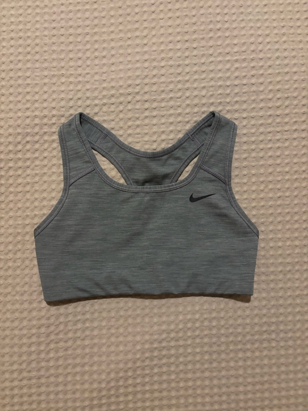 Nike Green Racerback Medium-Support Sports Bra - Picture 2 of 2